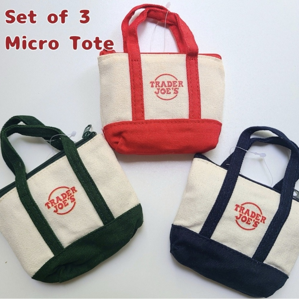 Trader Joe's Micro Tote Set of 3